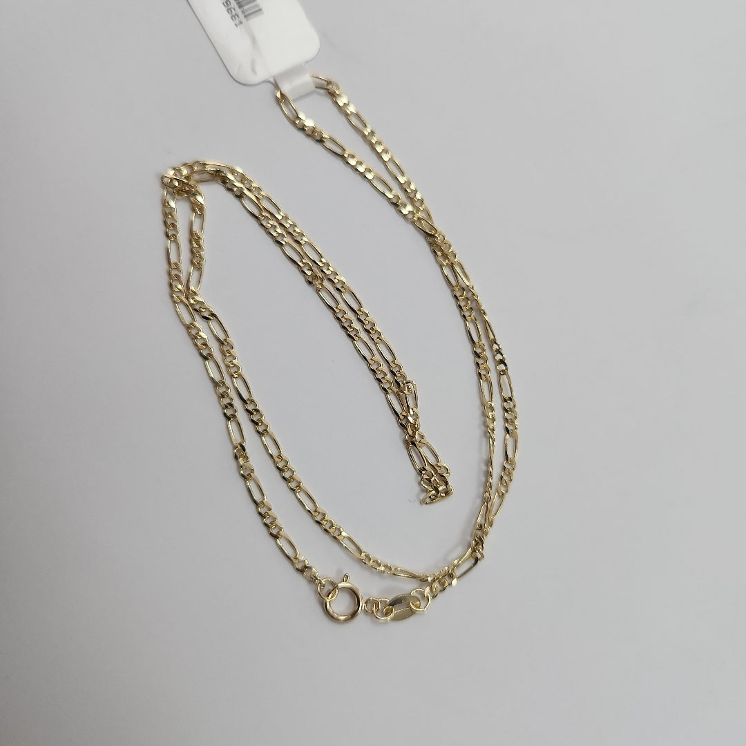 CADENAS TEJIDO 3X1 ORO 10K 50 CM 2.9 GR (NUEVO)