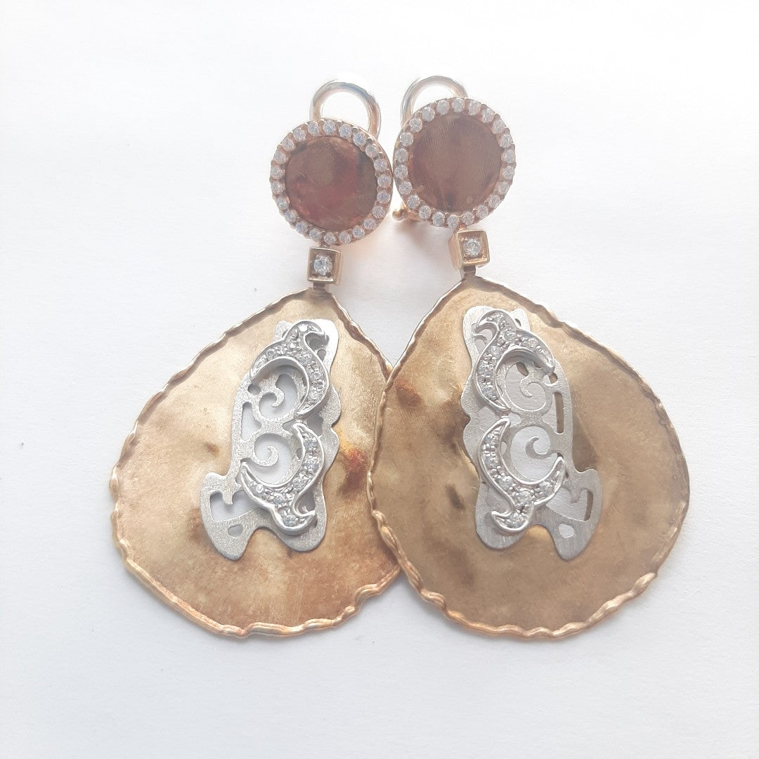 ARETES PAR ORO 14 K 10.5 GRMS (SEMINUEVO)