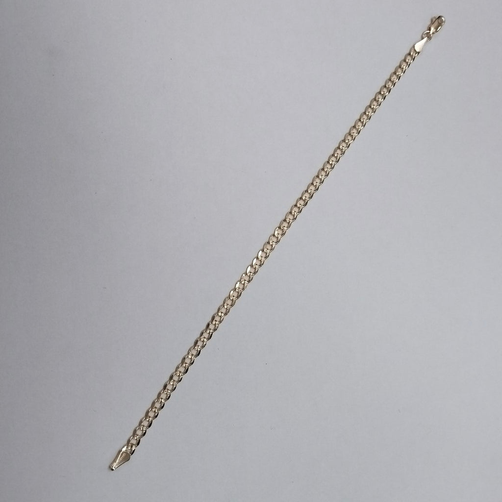 PULSERAS BARBADA ORO 14K 21 CM 5.2 GR (NUEVO)