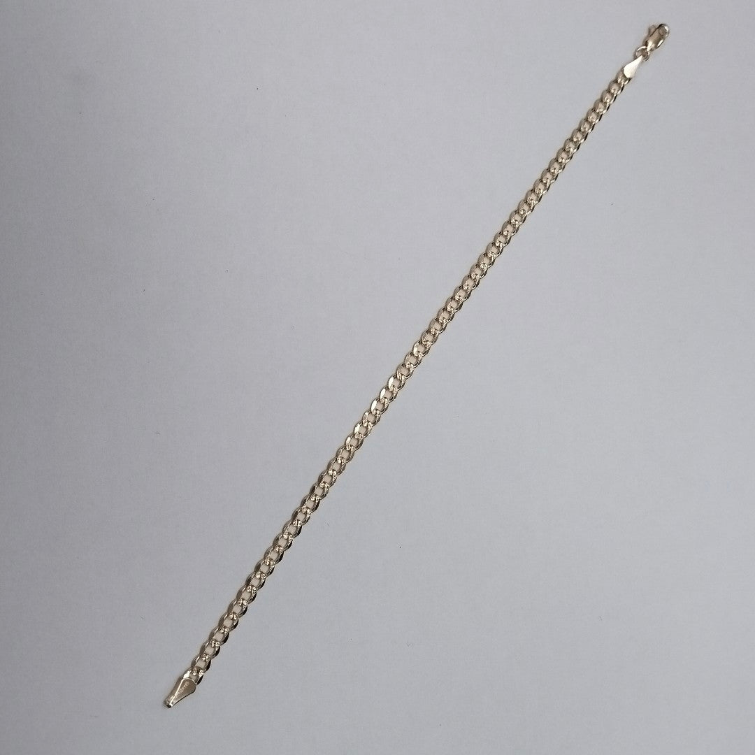 PULSERAS BARBADA ORO 14K 21 CM 5.2 GR (NUEVO)