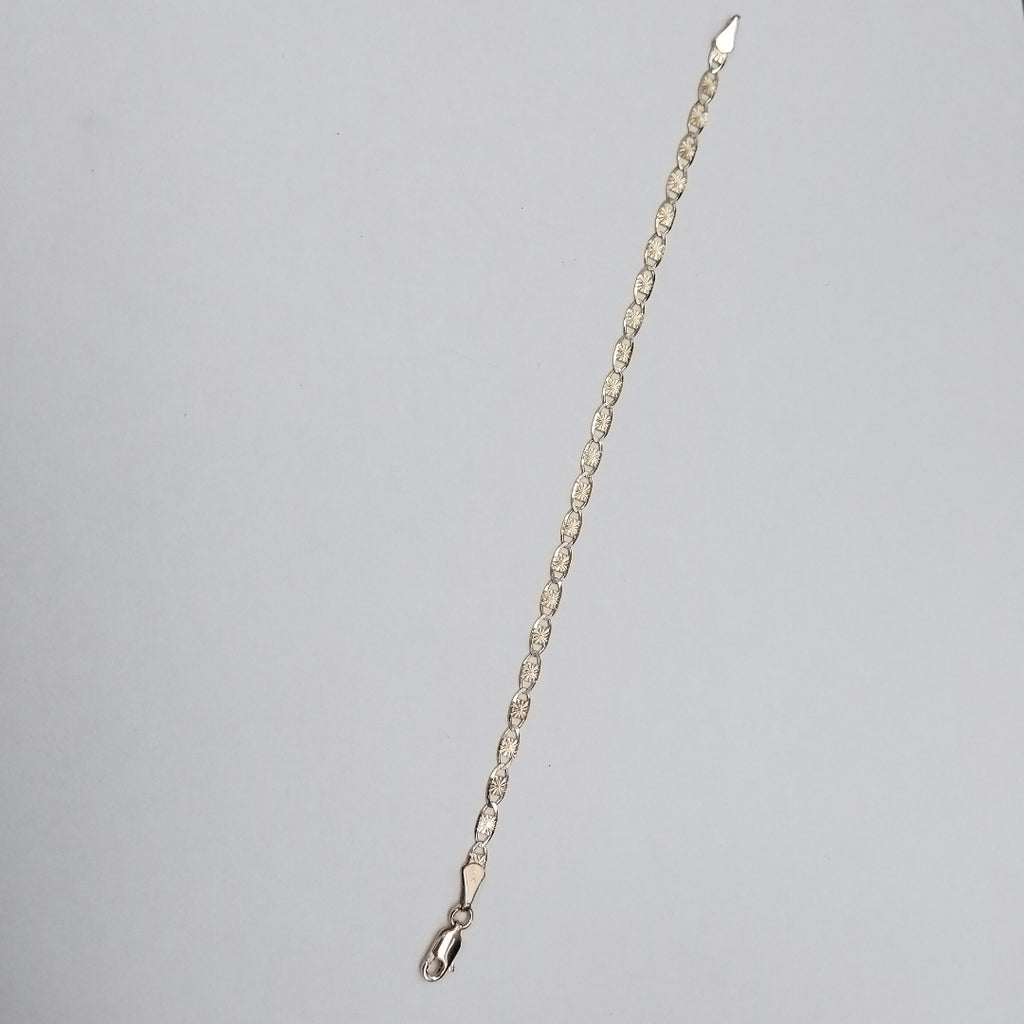 PULSERAS TEJIDO GUCHI ORO 14K 18 CM 2.8 GR (NUEVO)