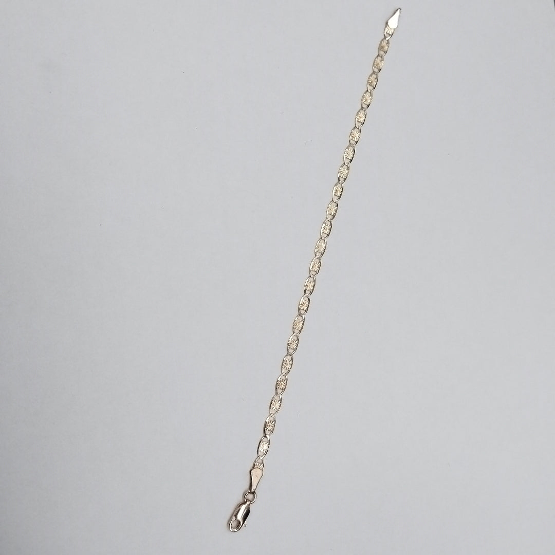 PULSERAS TEJIDO GUCHI ORO 14K 18 CM 2.8 GR (NUEVO)
