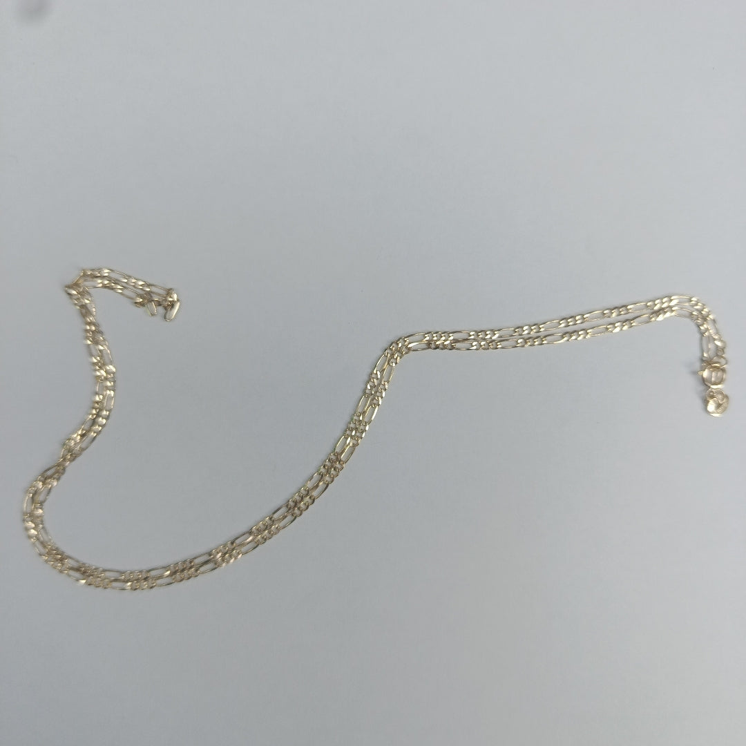 CADENAS TEJIDO 3X1 ORO 10K 55 CM 3.2 GR (NUEVO)