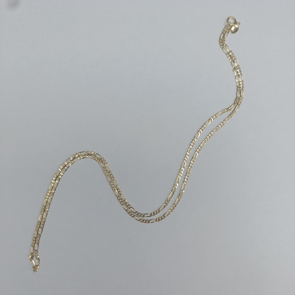 CADENAS TEJIDO 3X1 ORO 10K 55 CM 3.2 GR (NUEVO)