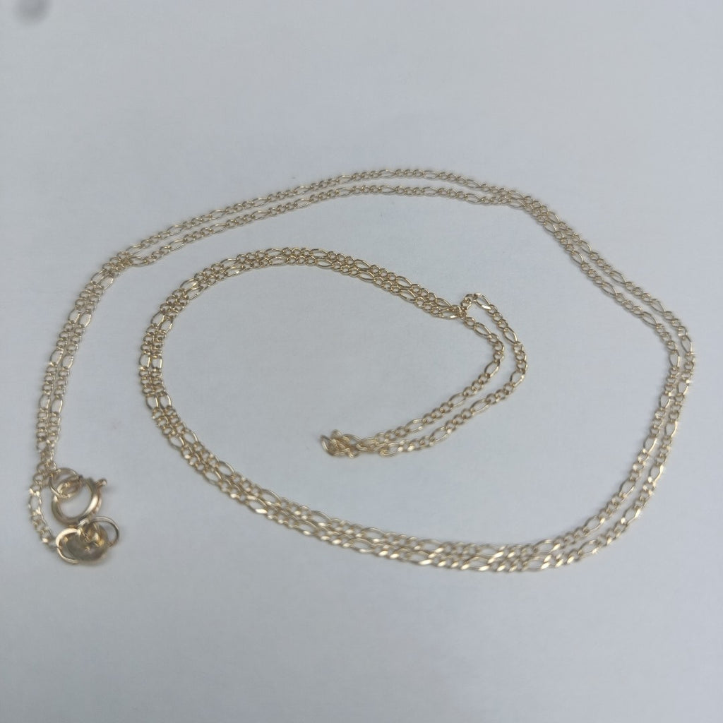 CADENAS TEJIDO 3X1 ORO 10K 60 CM 1.5 GR (NUEVO)