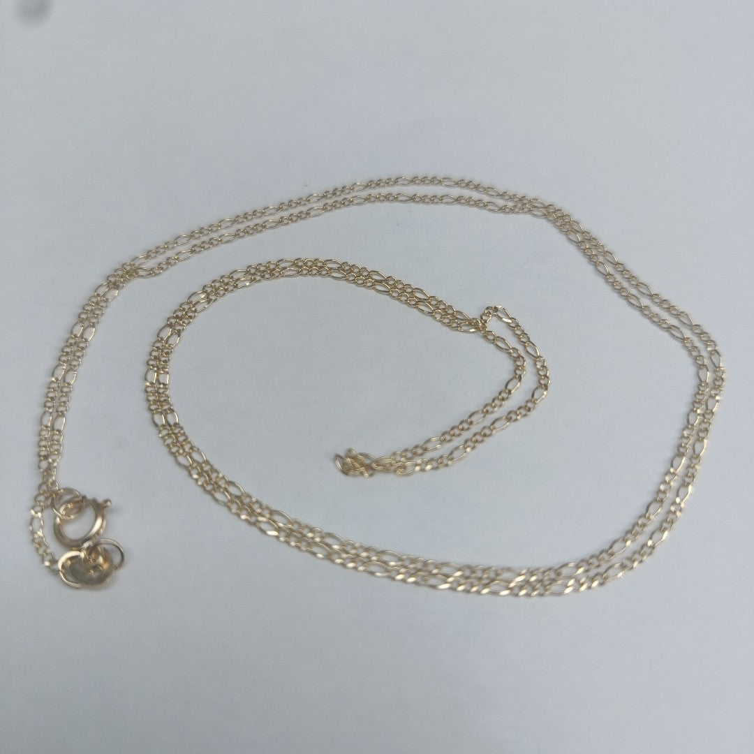 CADENAS TEJIDO 3X1 ORO 10K 60 CM 1.5 GR (NUEVO)