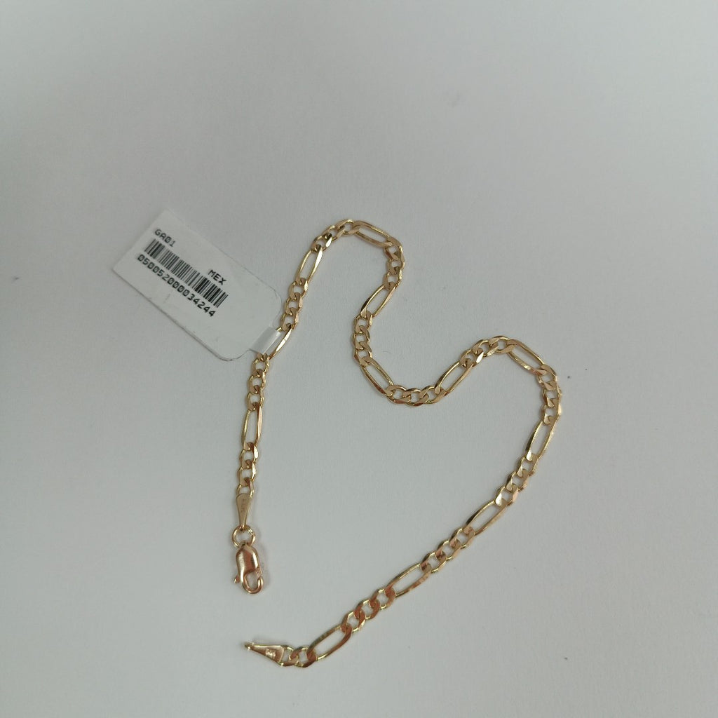 PULSERAS 3X1 ORO 14K 21 CM 3.3 GR (NUEVO)