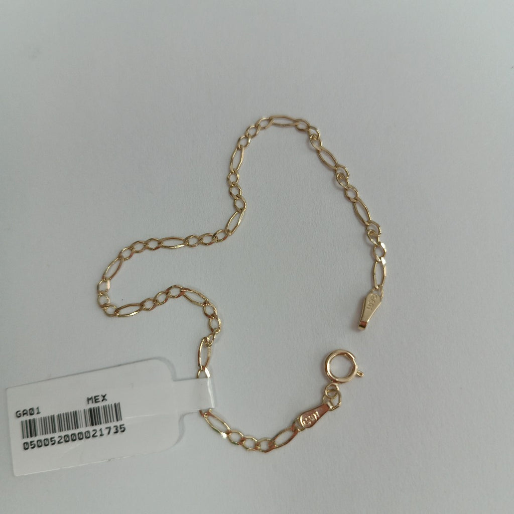 PULSERAS TEJIDO 3X1 ORO 10K 18 CM 1.1 GR (NUEVO)