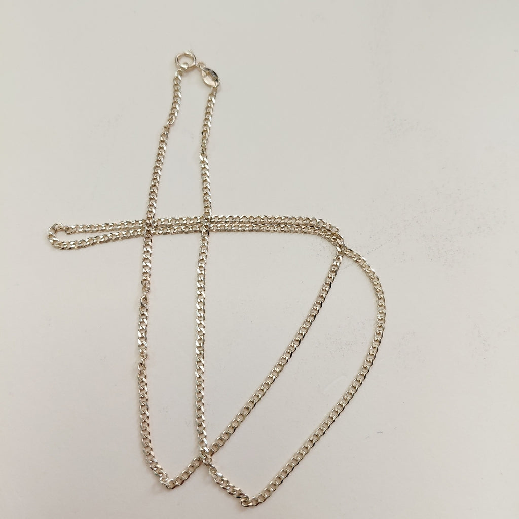 CADENAS TEJIDO BARBADA ORO 10K 50 CM 3.5 GR (NUEVO)