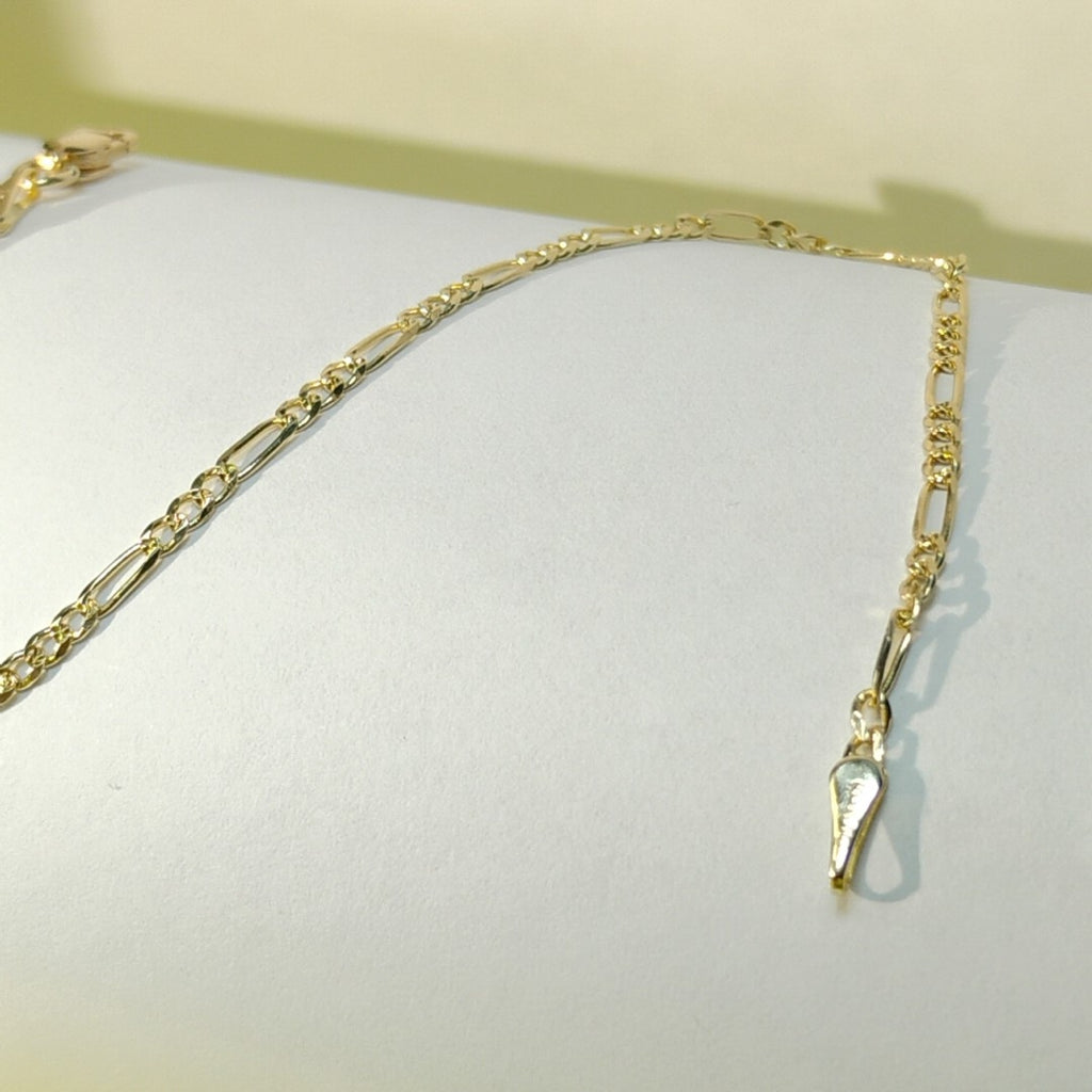 PULSERAS 3X1 ORO 14K 18 CM 1.5 GR (NUEVO)