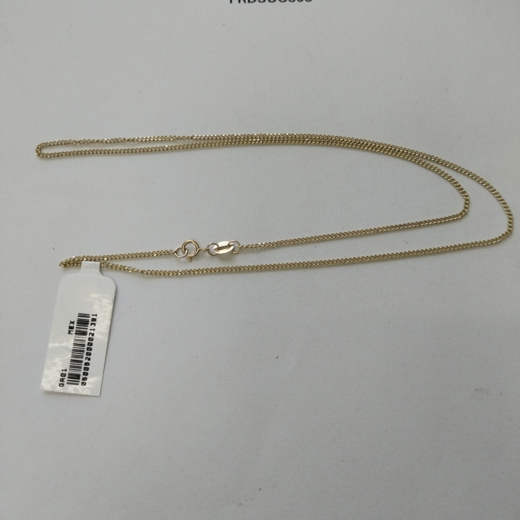 CADENAS TEJIDO BARBADA ORO 10K 50 CM 2.7 GR (NUEVO)