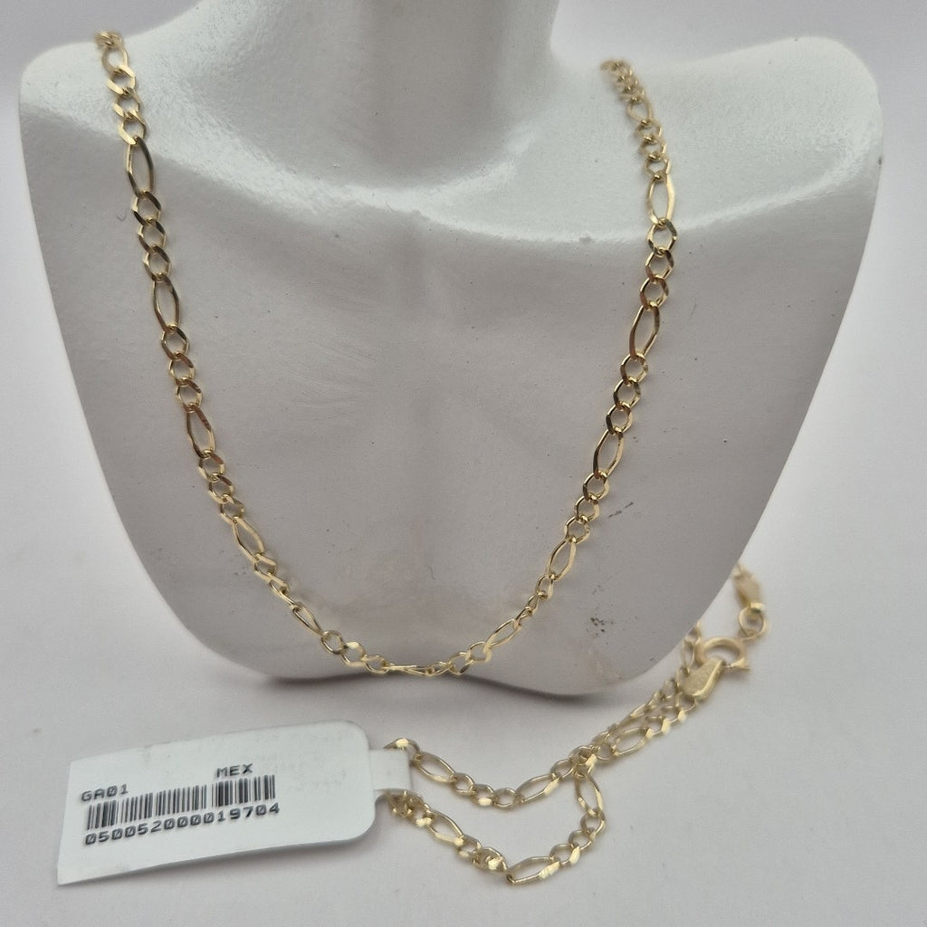 CADENAS TEJIDO 3X1 ORO 10K 60 CM 3.3 GR (NUEVO)