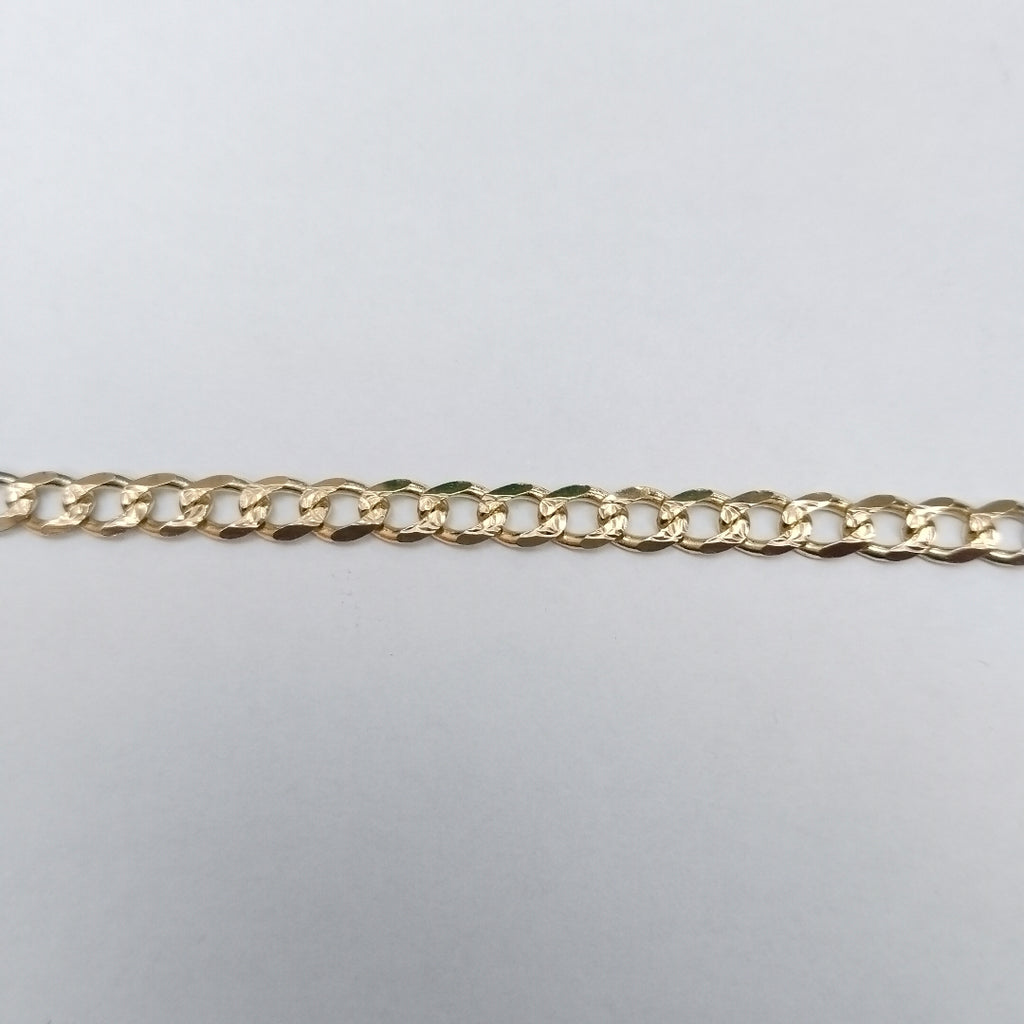 PULSERAS BARBADA ORO 14K 18 CM 4.6 GR (NUEVO)
