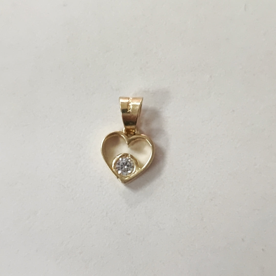 DIJES CORAZON ORO 10K 0.9 GR (NUEVO)