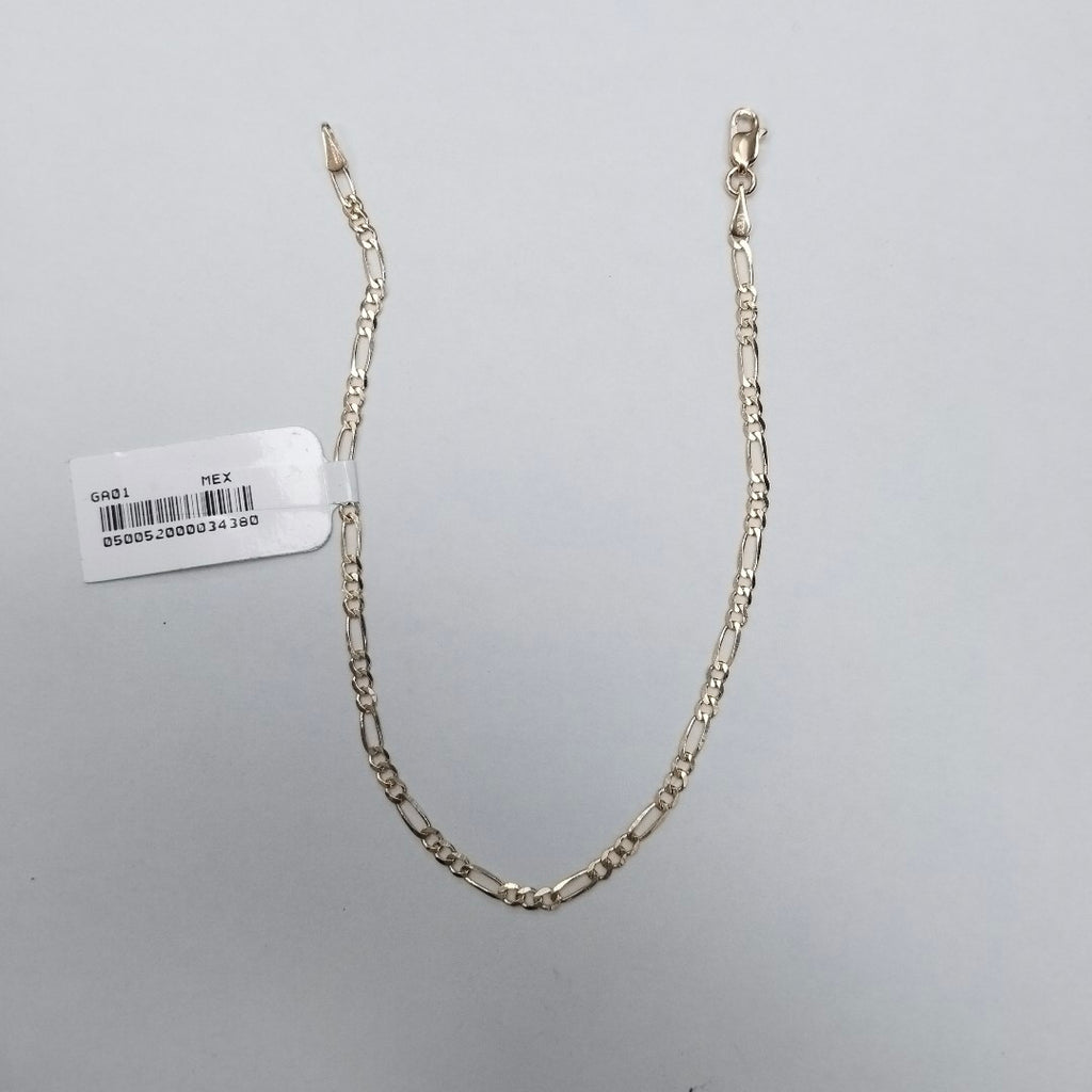 PULSERAS 3X1 ORO 14K 21 CM 2 GR (NUEVO)