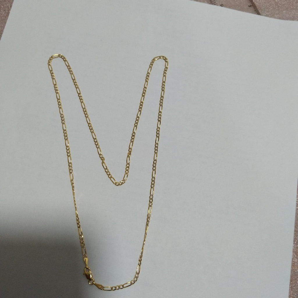 CADENAS TEJIDO 3X1 ORO 14K 55 CM 4.5 GR (NUEVO)