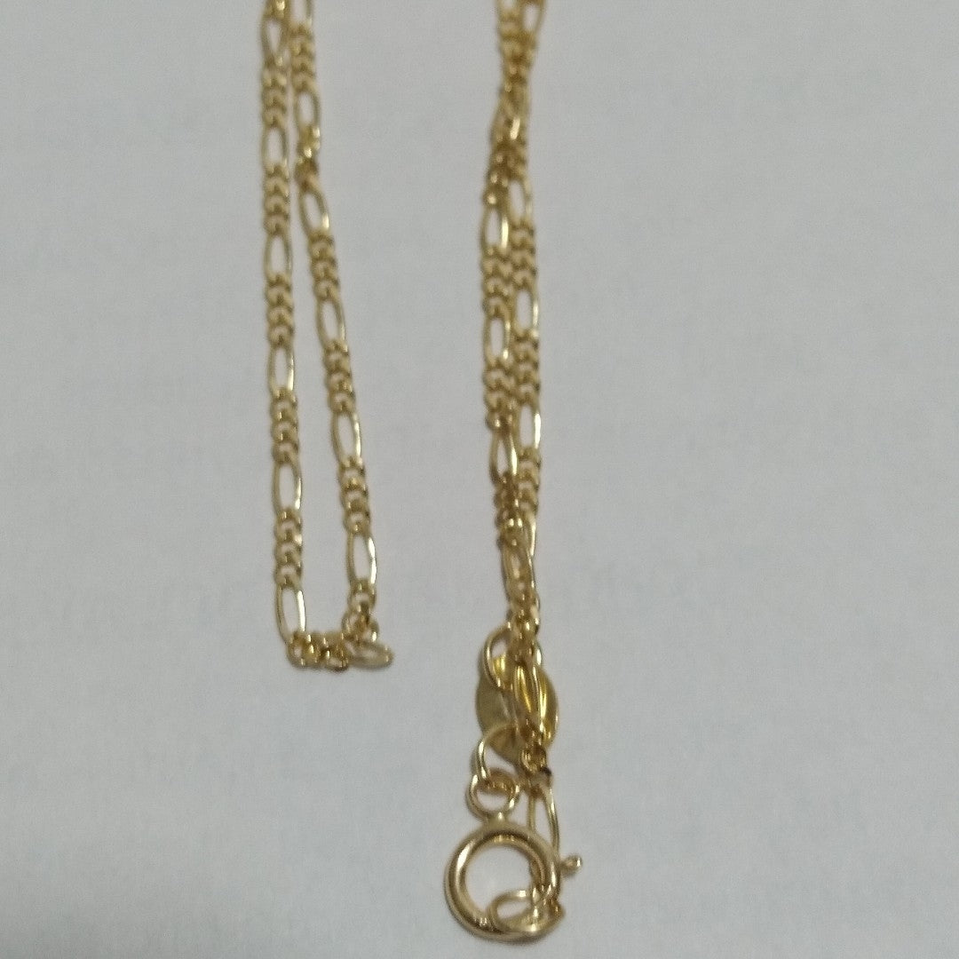 CADENAS TEJIDO 3X1 ORO 14K 55 CM 2.6 GR (NUEVO)