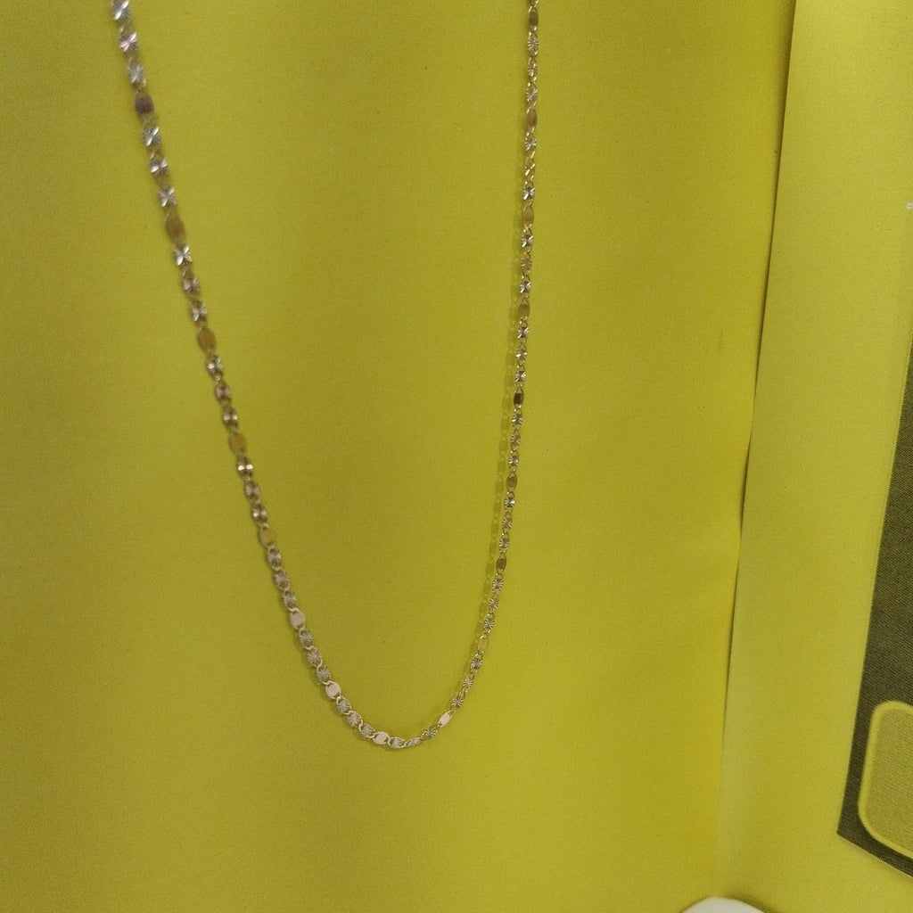 CADENAS TEJIDO GUCHI ORO 10K 40 A 45 CM 1.4 GR (NUEVO)