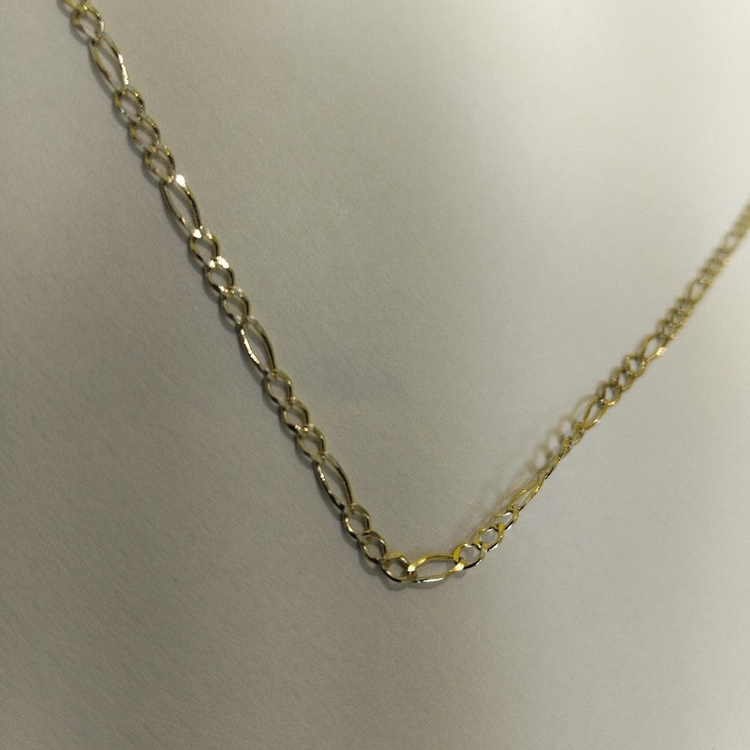 CADENAS TEJIDO 3X1 ORO 10K 50 CM 2.7 GR (NUEVO)
