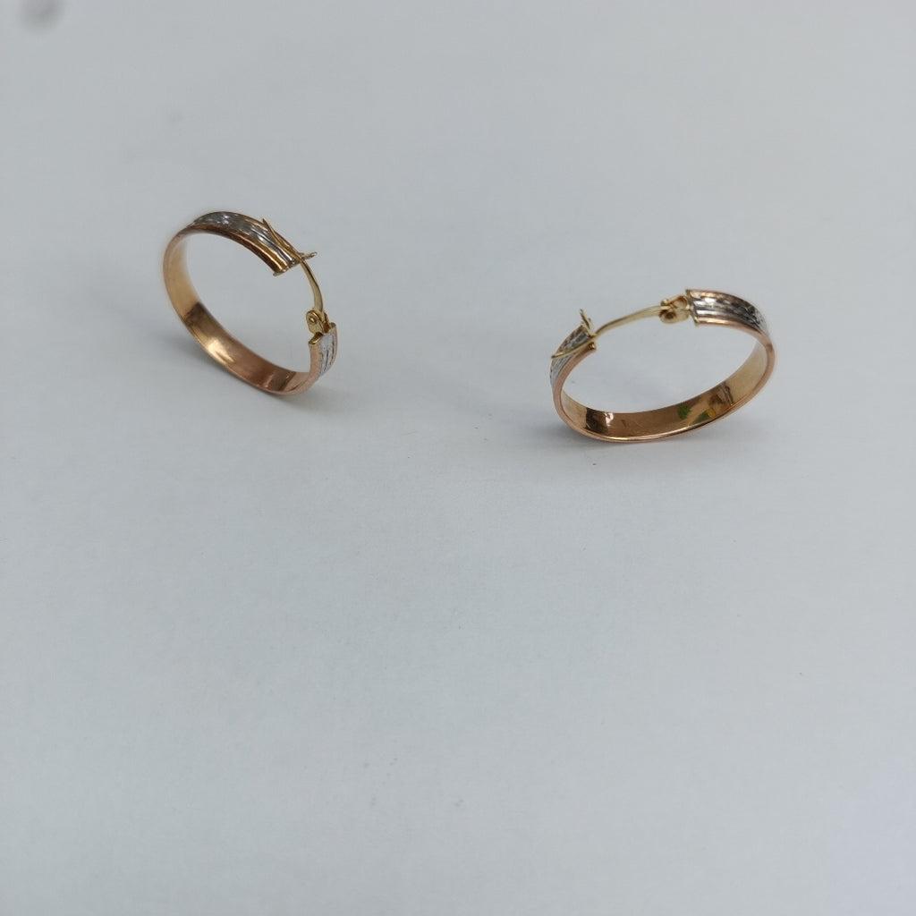 ARRACADAS PAR ORO 14 K 2.4 GRMS (SEMINUEVO)