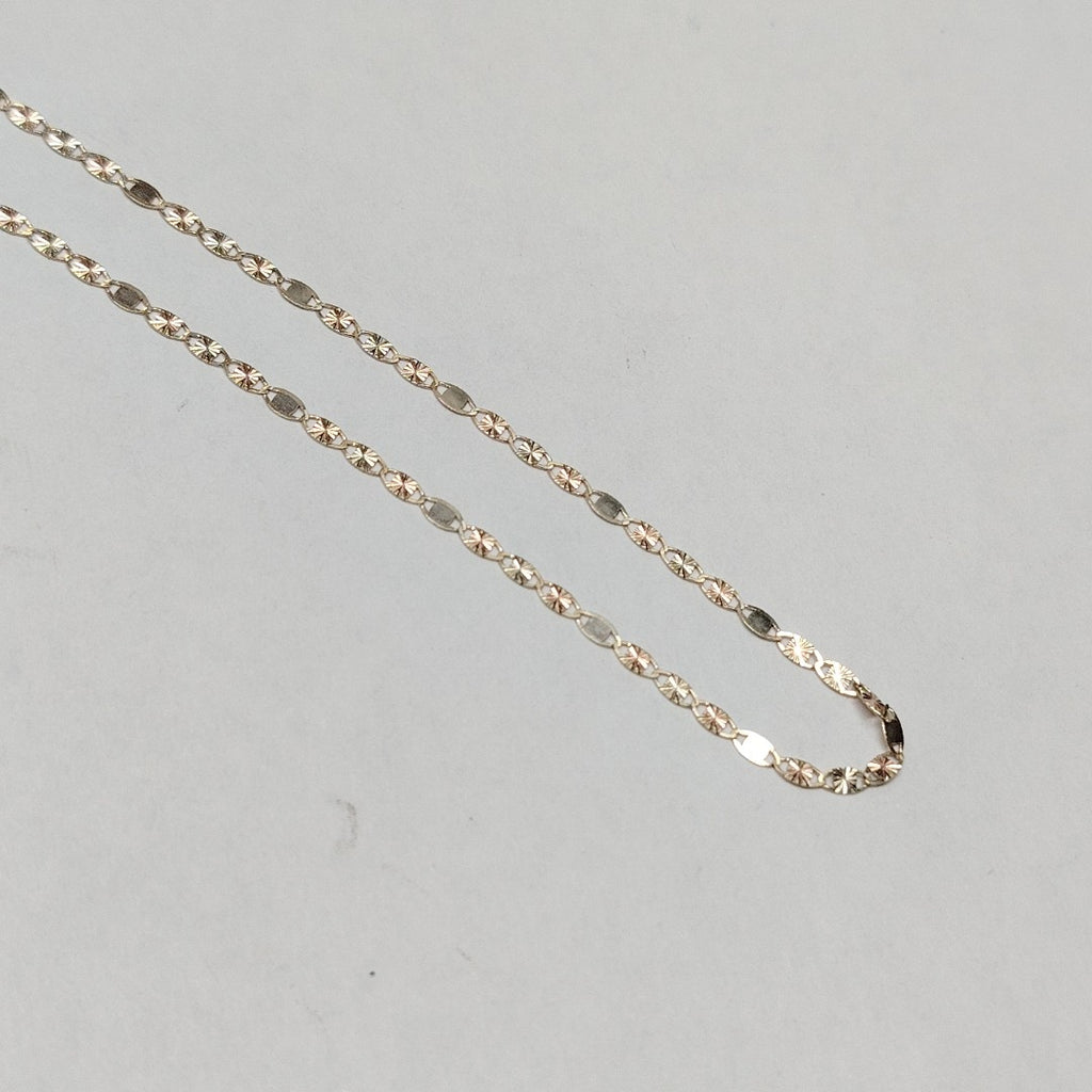 CADENAS TEJIDO GUCHI ORO 10K 55 CM 1.7 GR (NUEVO)