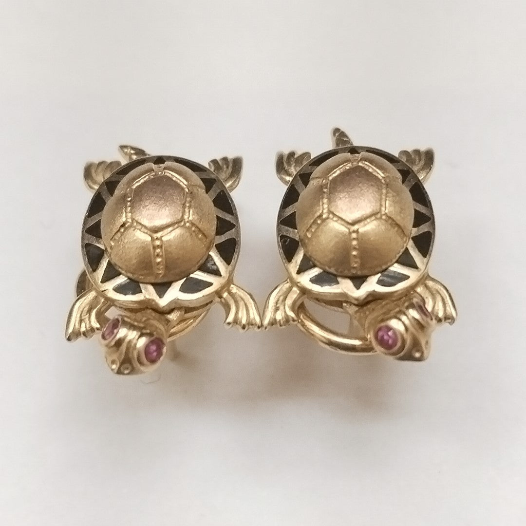 ARETES PAR ORO 14 K 7 GRMS (SEMINUEVO)