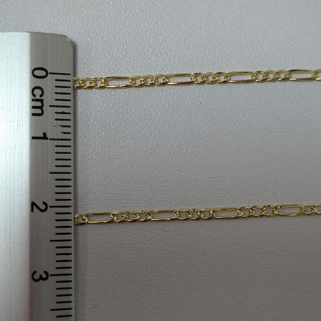 CADENAS 3X1 ORO 14K 55 CM 4 GR (NUEVO)