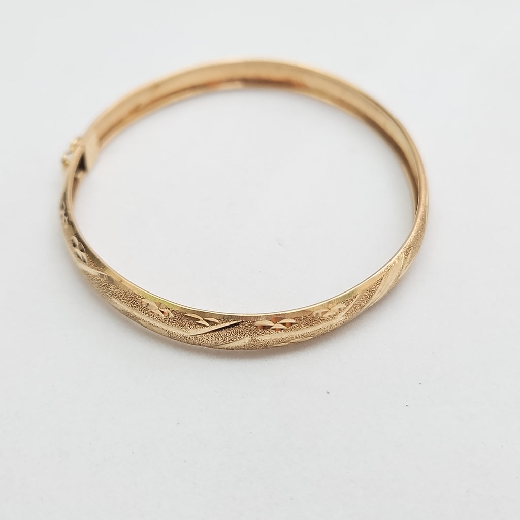 PULSERA RIGIDA ORO 14 K 5,10 GRMS (SEMINUEVO)