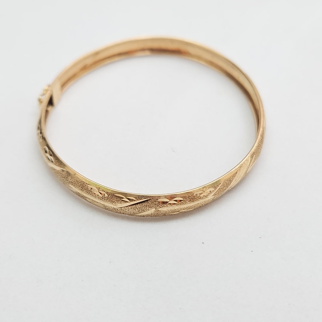 PULSERA RIGIDA ORO 14 K 5,10 GRMS (SEMINUEVO)