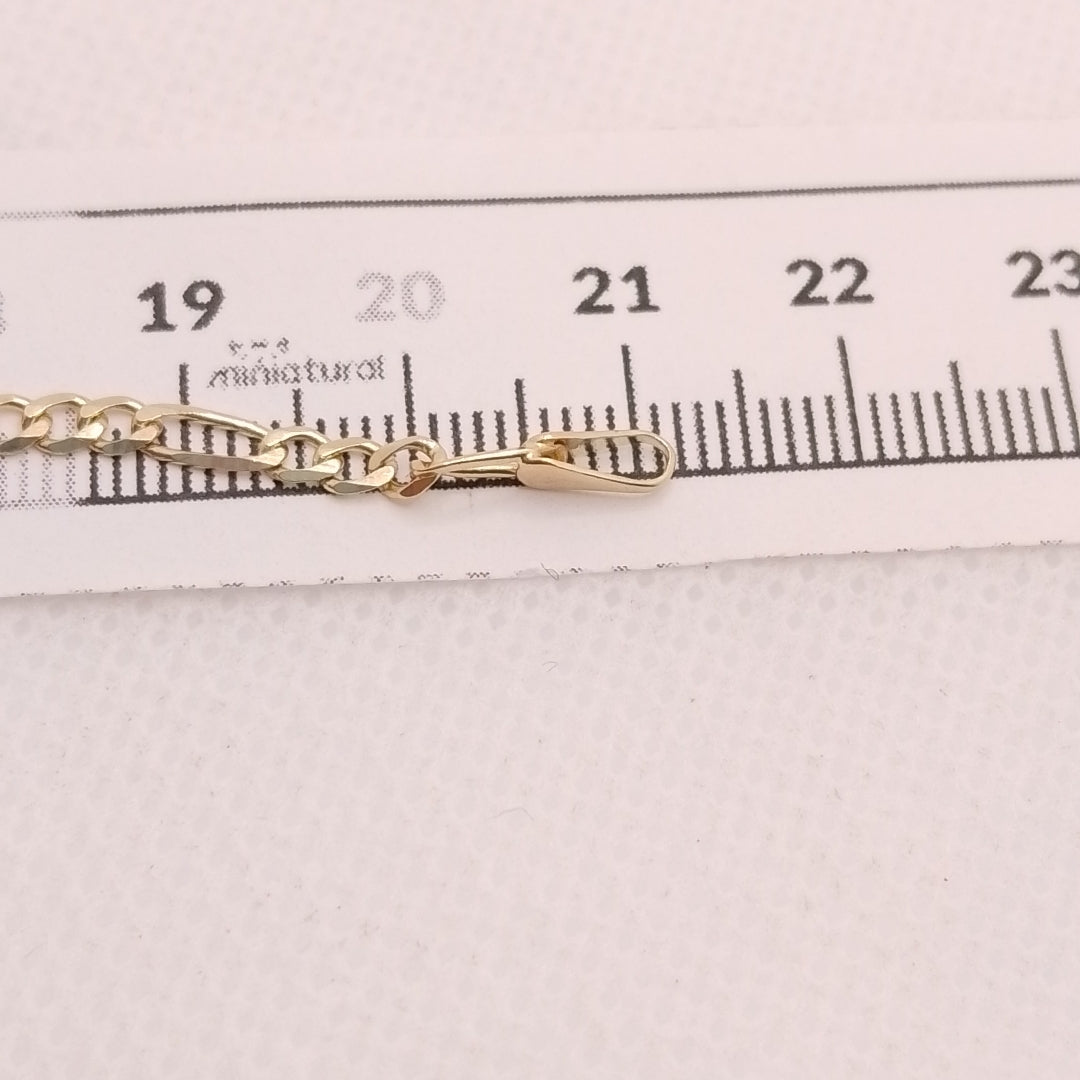 PULSERAS 3X1 ORO 14K 21 CM 2.1 GR (NUEVO)