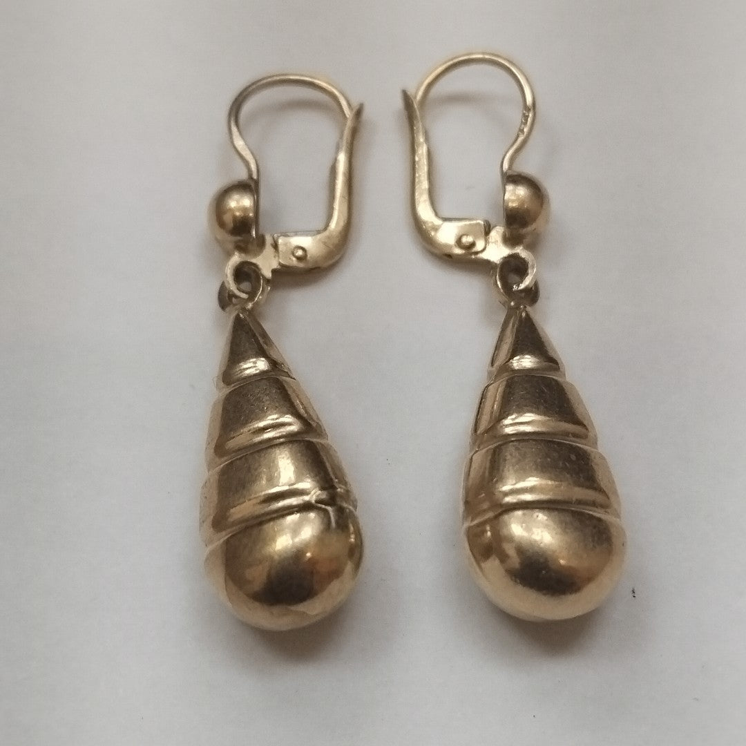 ARETES PAR ORO 14 K 4.7 GRMS (SEMINUEVO)