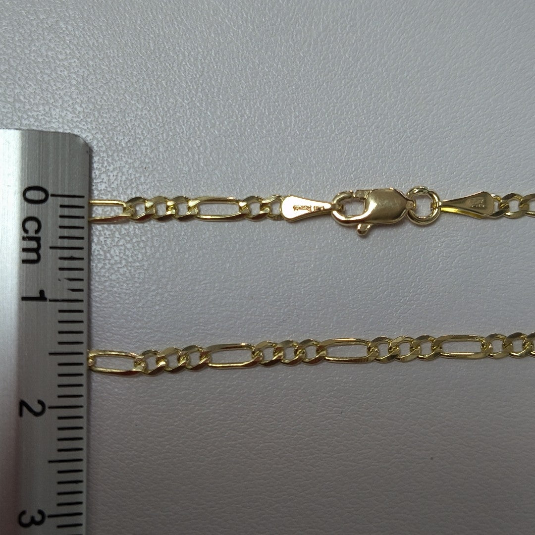 CADENAS 3X1 ORO 14K 55 CM 5.3 GR (NUEVO)