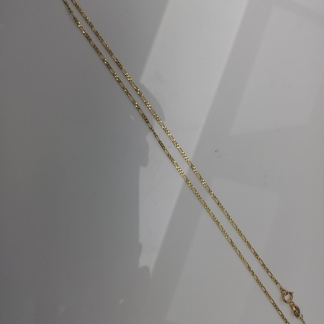 CADENAS TEJIDO 3X1 ORO 14K 55 CM 2.4 GR (NUEVO)
