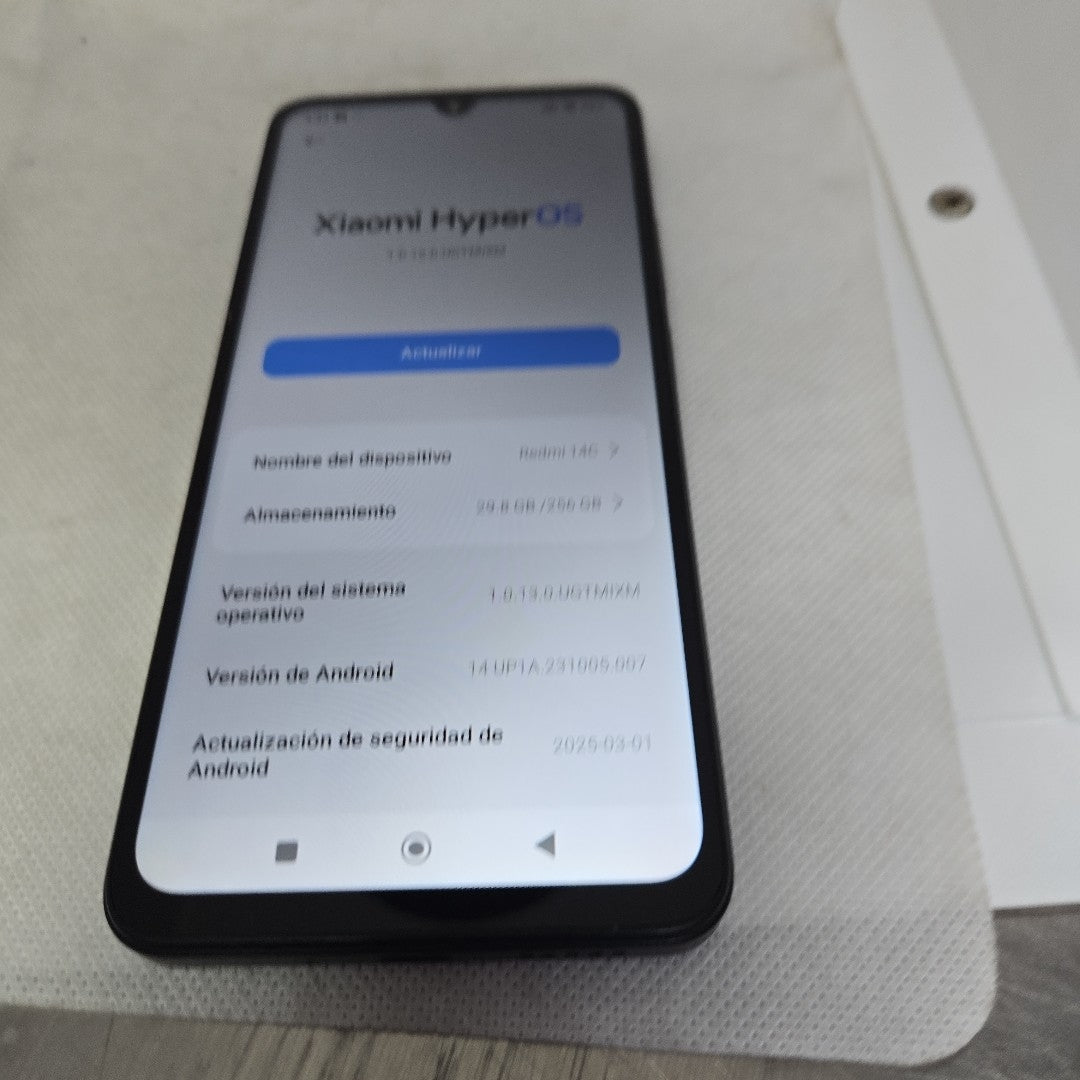 CELULAR XIAOMI REDMI 14C 2409BRN2CL (2024) 256 GB 4 GB RAM (SEMINUEVO)