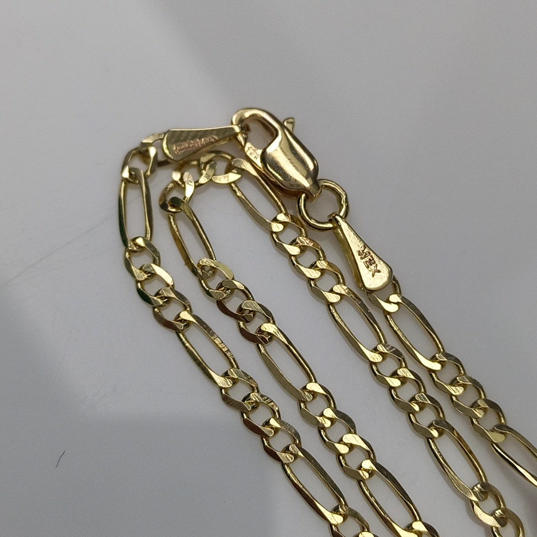 PULSERAS 3X1 ORO 14K 18 CM 1.8 GR (NUEVO)