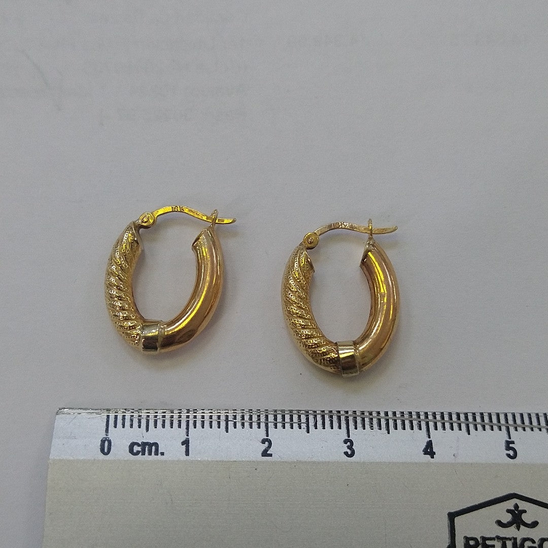 ARRACADAS PAR ORO 18 K 2.3 GRMS (SEMINUEVO)