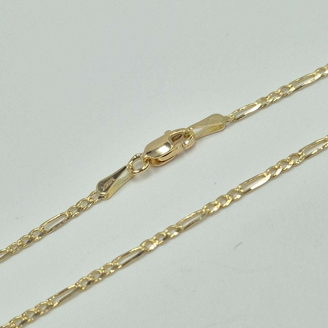 CADENAS 3X1 ORO 14K 55 CM 3.7 GR (NUEVO)