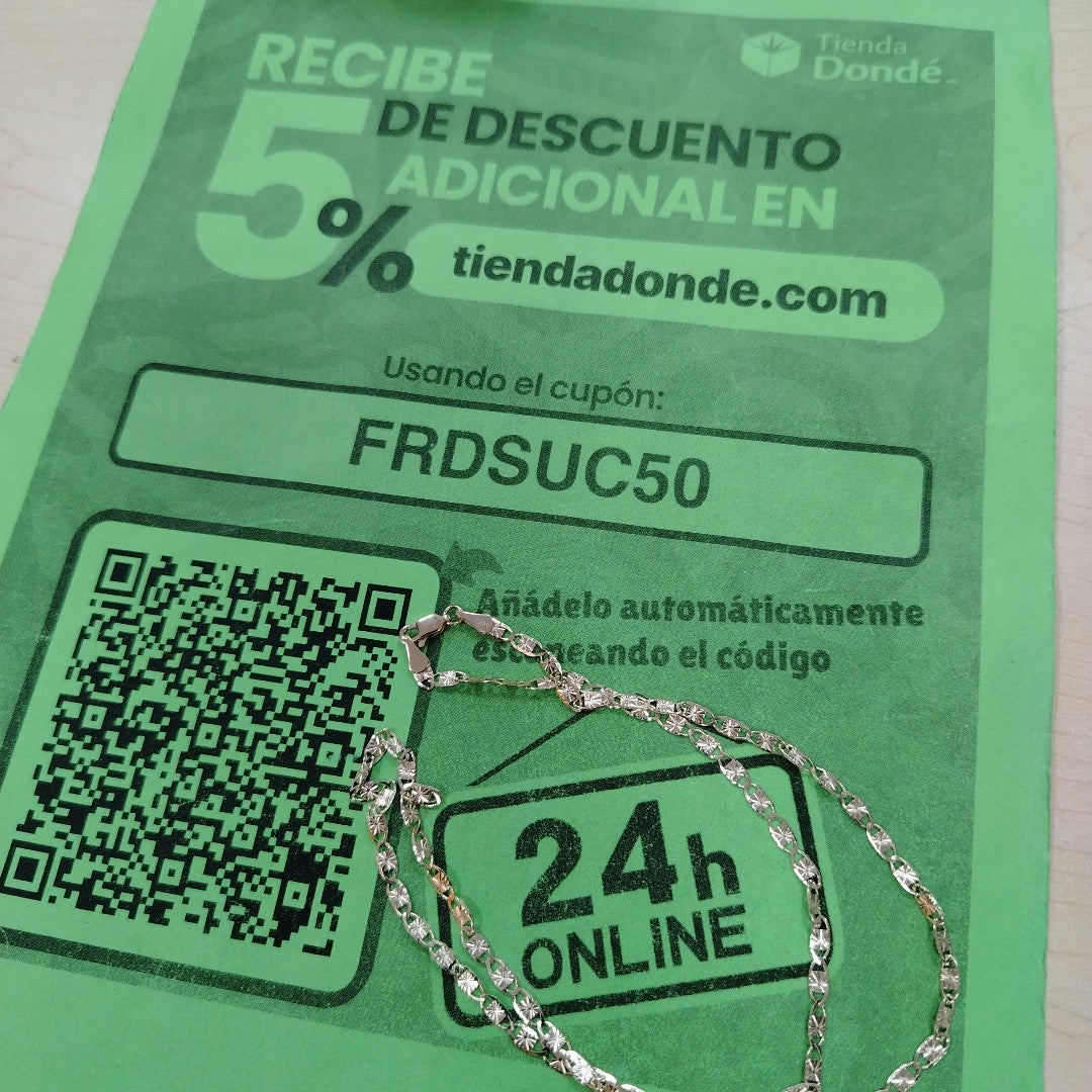 CADENAS GUCHI ORO 14K 55 CM 6.9 GR (NUEVO)