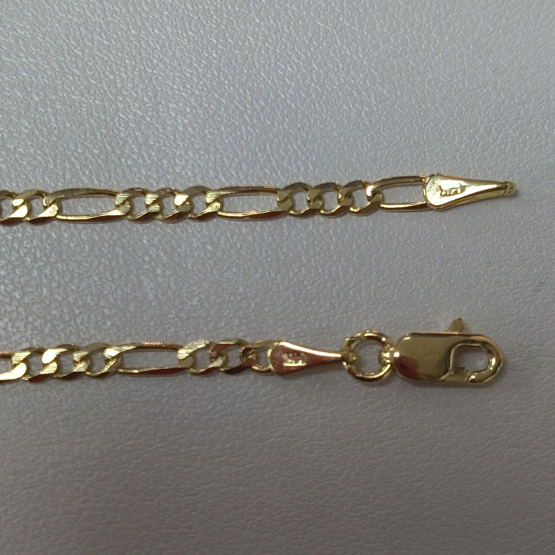 PULSERAS 3X1 ORO 14K 18 CM 1.8 GR (NUEVO)