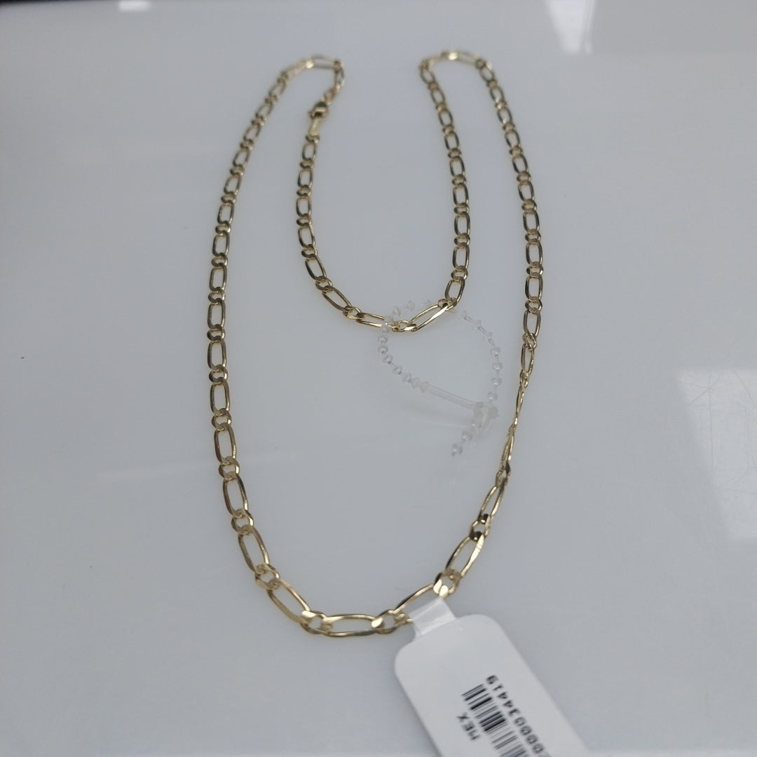 CADENAS 1X1 ORO 14K 55 CM 7.4 GR (NUEVO)