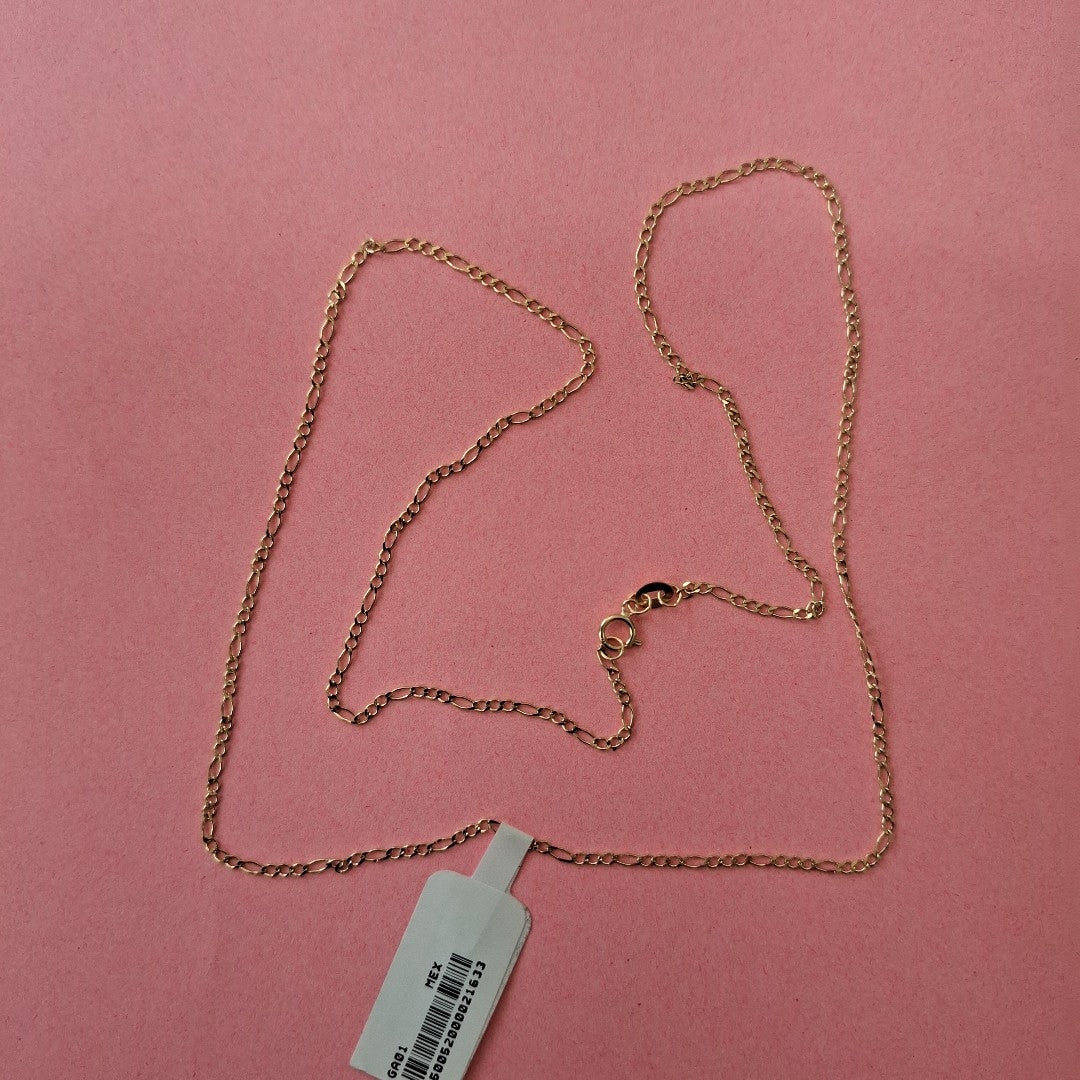 CADENAS TEJIDO ESLABONES ORO 10K 60 CM 2.3 GR (NUEVO)