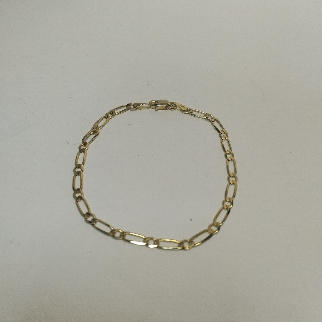 PULSERAS 1X1 ORO 14K 18 CM 2.7 GR (NUEVO)