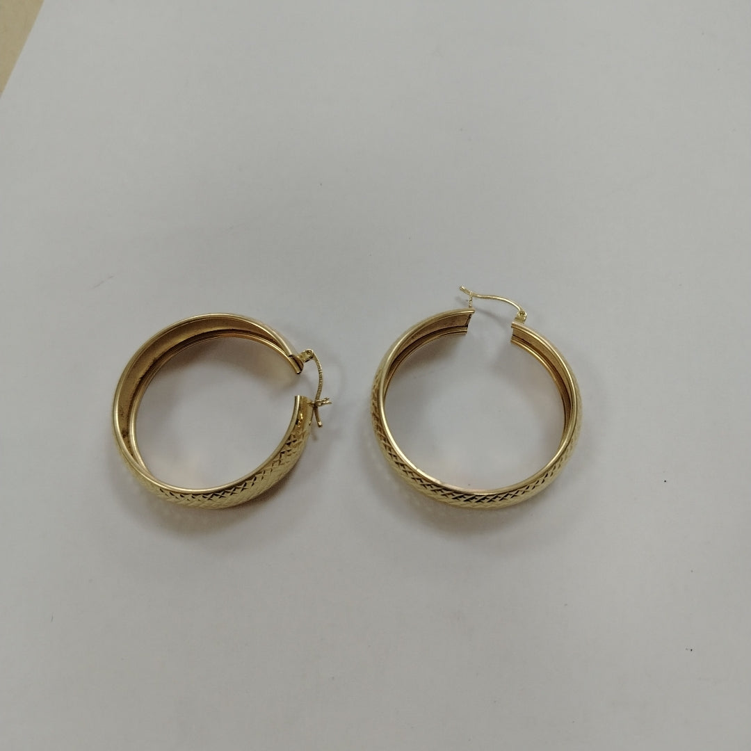 ARRACADAS PAR ORO 14 K 8.9 GRMS (SEMINUEVO)
