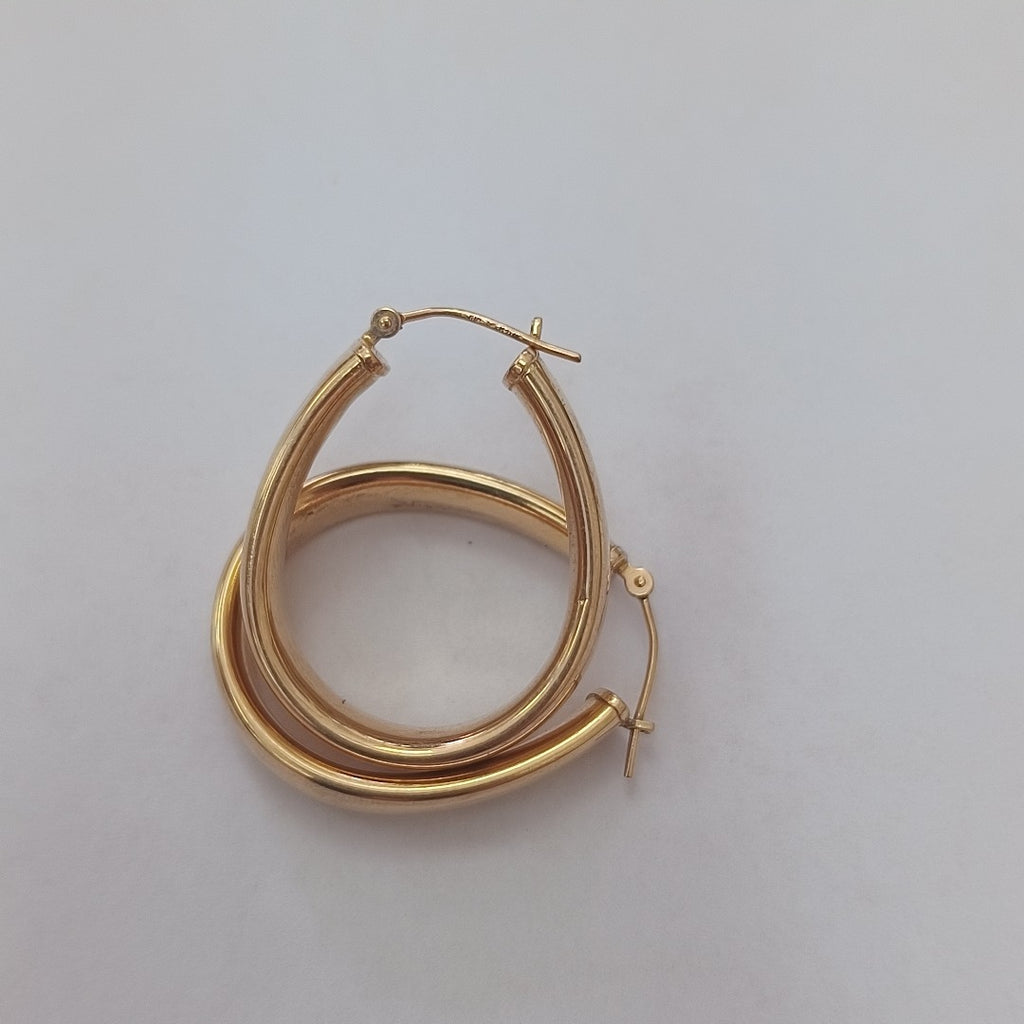 ARRACADAS PAR ORO 14 K 3,20 GRMS (SEMINUEVO)