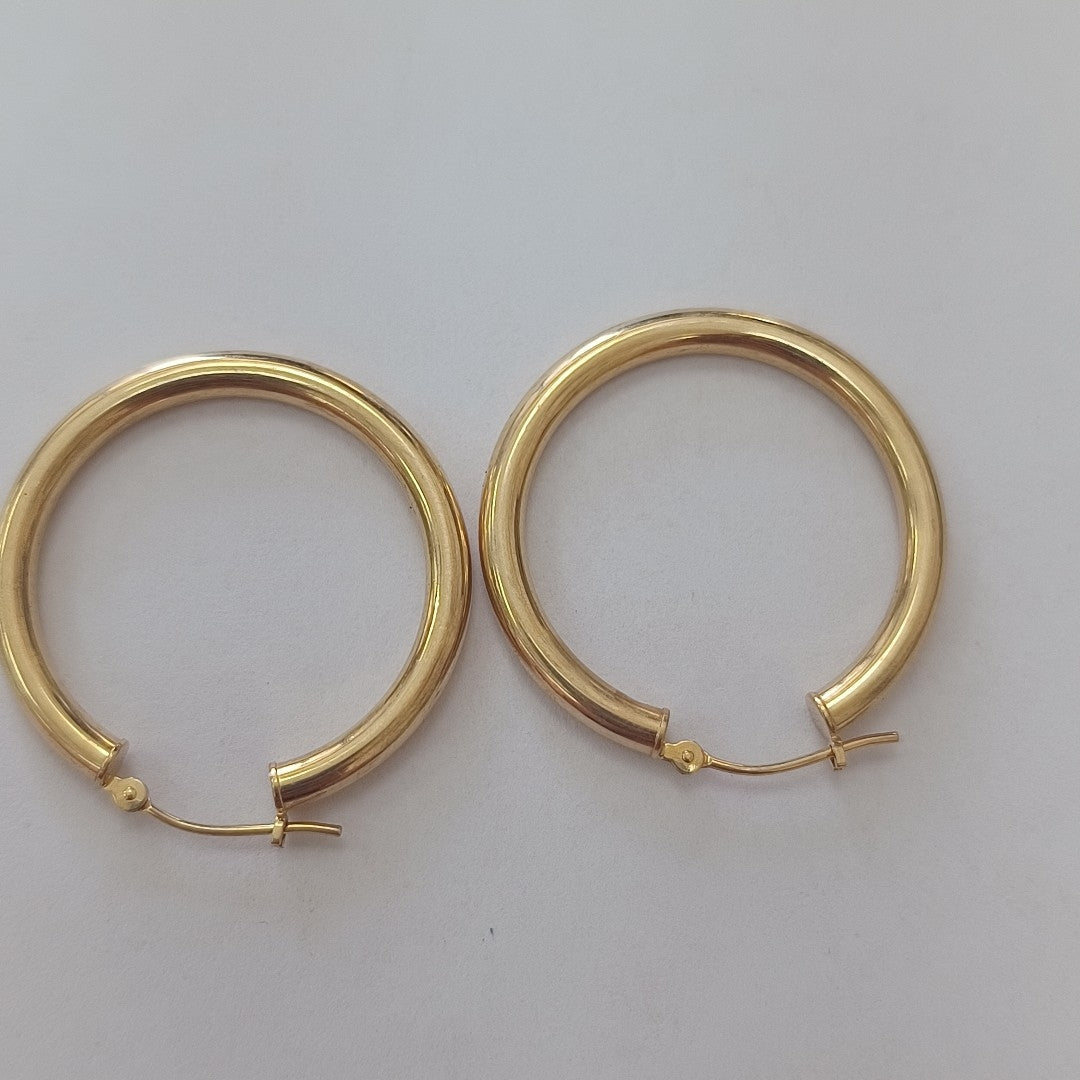 ARRACADAS PAR ORO 14 K 2,10 GRMS (SEMINUEVO)