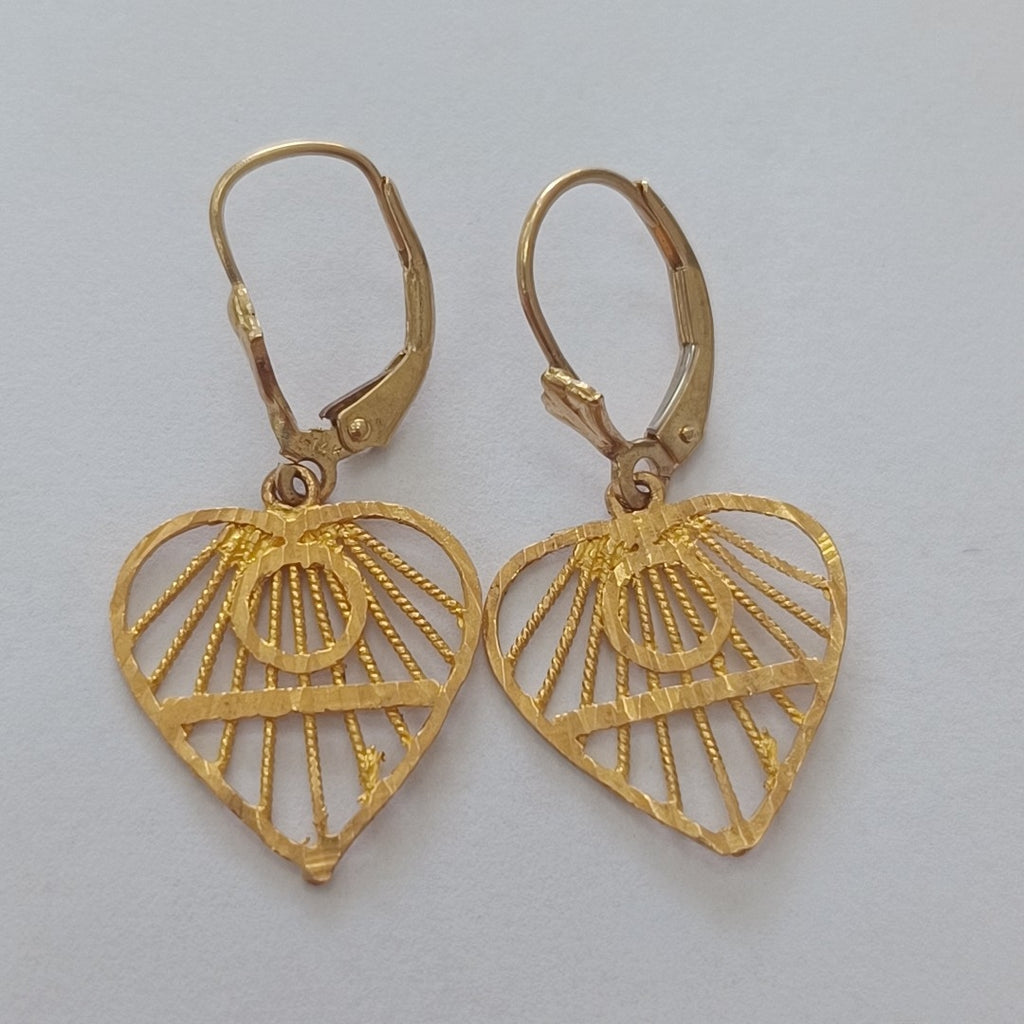 ARETES PAR ORO 14 K 2,20 GRMS (SEMINUEVO)