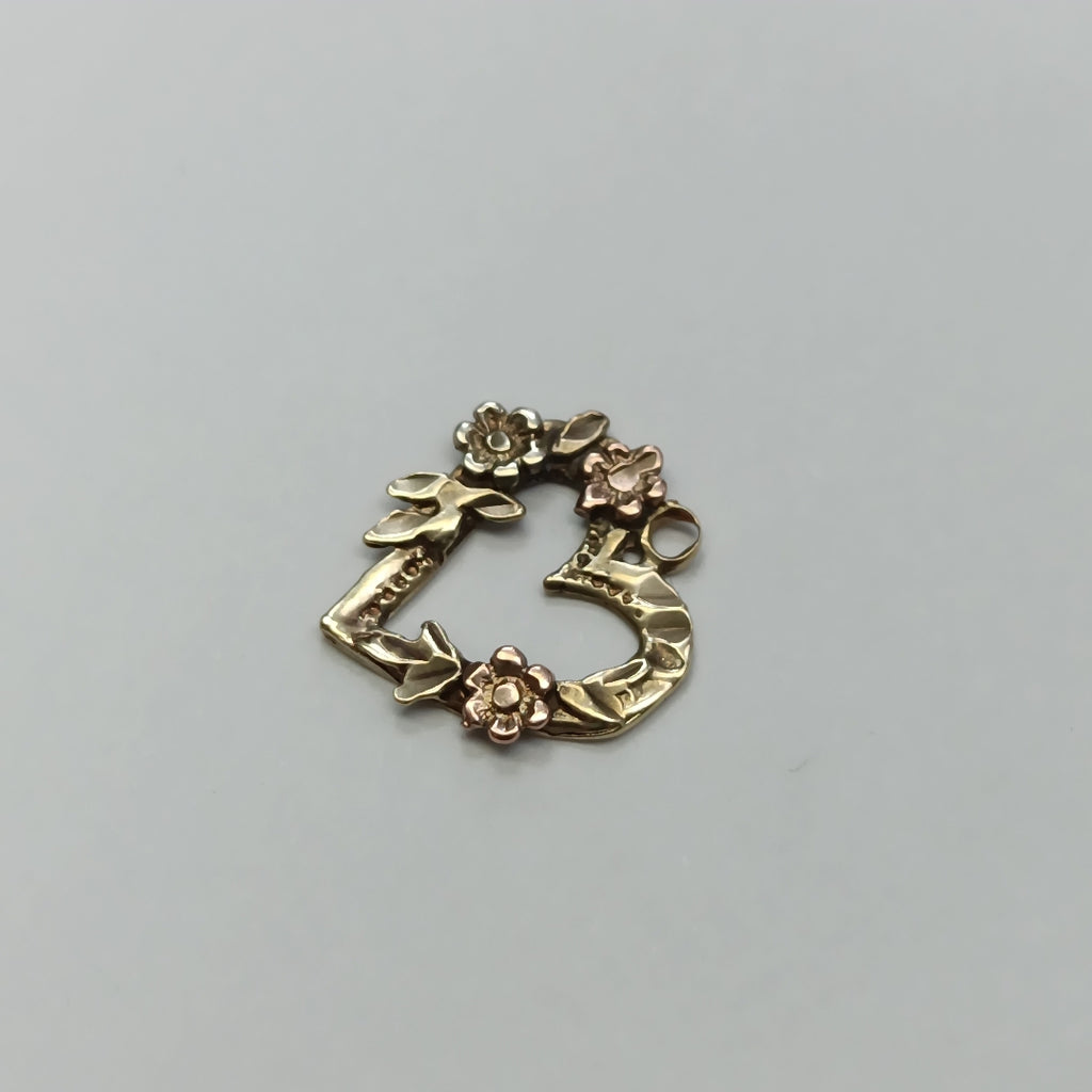 DIJE ORO,ORO COMBINADO 14 K 1,20 GRMS (SEMINUEVO)