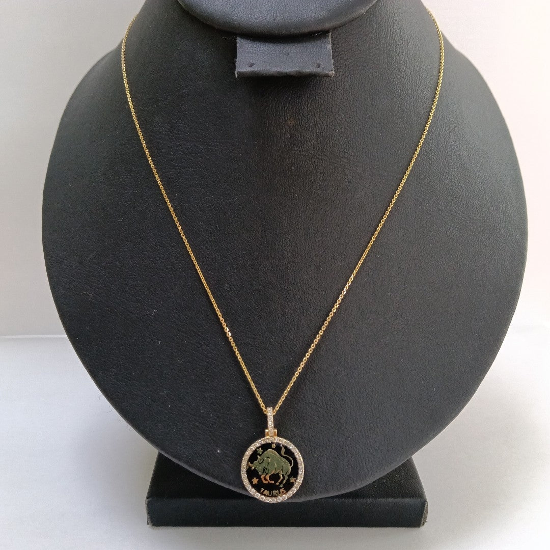 CADENA, DIJE ORO 14 K 3.9 GRMS (SEMINUEVO)