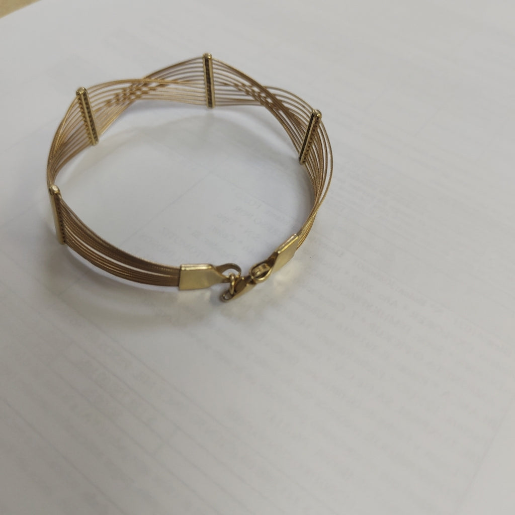 BRAZALETE ORO 14 K 9,60 GRMS (SEMINUEVO)