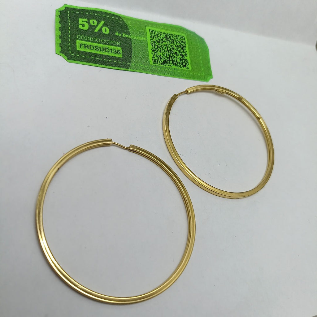 ARRACADAS PAR ORO 18 K 7,90 GRMS (SEMINUEVO)